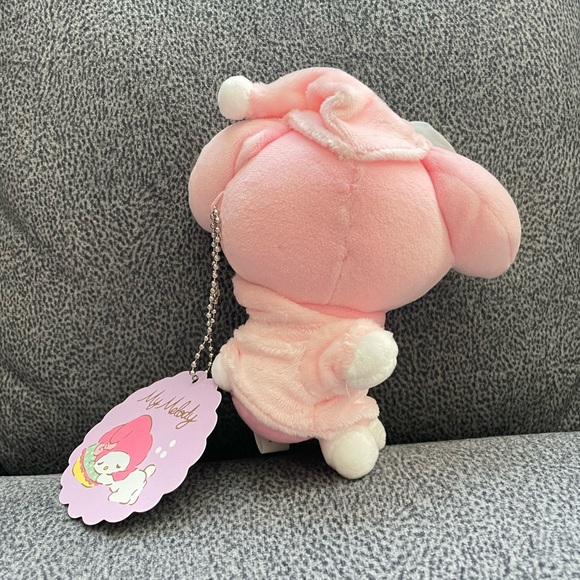 Sleeping My Melody Plush Keychain - Picture 6 of 9